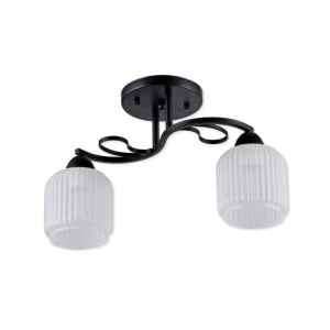 Lustre, Lustra Keo, 2xE27, IP20, neagra, Klausen - savelectro.ro