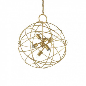 Lustre, Lustra Konse 156026, 6xE27, aurie, IP20, Ideal Lux - savelectro.ro