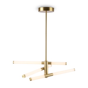 Lustra LED Axis MOD106PL-L28G3K, 28W, 3000lm, lumina calda, IP20, aurie, Maytoni [3]- savelectro.ro