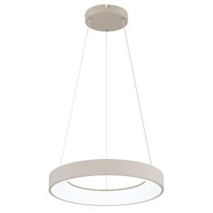 Lustra LED Gallegos 48W, lumina calda/neutra/rece, 2400 lm, telecomanda, IP20, dimabila, nisipie, Globo Lighting [7]- savelectro.ro