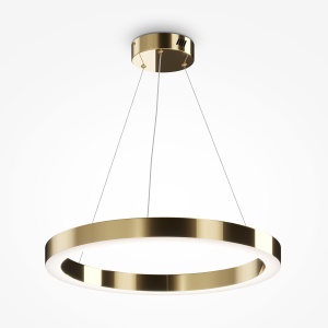Corpuri de iluminat, Lustra LED Saturno MOD415PL-L45BS4K, 45W, 3100lm, lumina calda, IP20, aurie, Maytoni - savelectro.ro