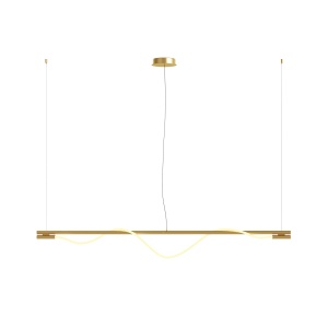 Lustre, Lustra LED Tau MOD166PL-L20G3K, 21W, 910lm, lumina calda, IP20, aurie, Maytoni - savelectro.ro