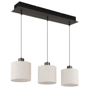 Lustra LED Thea 24W, lumina calda (2700 K), 1150lm, neagra, Globo Lighting [2]- savelectro.ro