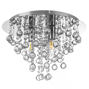 Lustre, Lustra London, 3 x E14 max. 40W, IP20, cromata, Globo Lighting - savelectro.ro