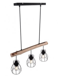 Lustra Mina 15326-3N, 3xE27, neagra, IP20, Globo [8]- savelectro.ro