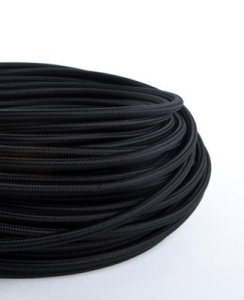 Pachet 5m Cablu Textil Negru 2x0,75 [2]- savelectro.ro