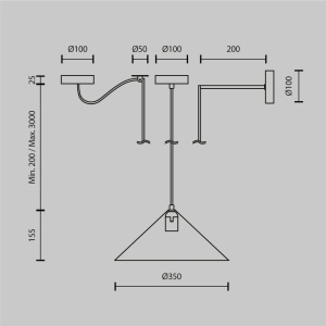 Pendul Basic Colors MOD167PL-01B, 1xE27, negru mat, IP20, Maytoni [4]- savelectro.ro