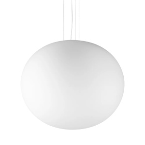 Pendule, Pendul Cotton D50 1xE27, IP20, alb, Ideal Lux - savelectro.ro