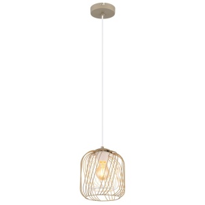 Pendul Dichti, 1xE27, IP20, nisip/alb, Globo Lighting