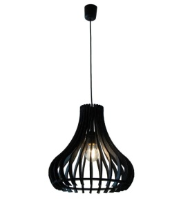 Pendul Ecolux, E27, IP20, Negru [1]- savelectro.ro
