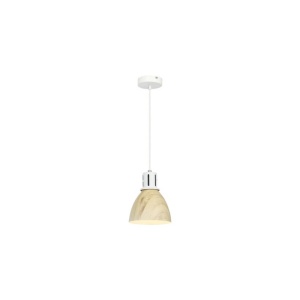 Pendule, Pendul Krater 1xE27, natur + alb, IP20, Klausen - savelectro.ro
