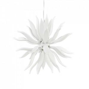 Pendul Leaves 112268, 12xG9, alb, IP20, Ideal Lux [1]- savelectro.ro