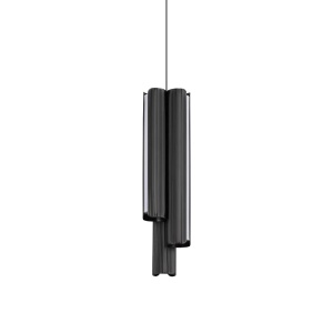 Pendul LED Dorica 27W, 2750lm, lumina calda (3000 K), dimabil, negru, Ideal Lux