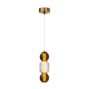 Pendul LED Drop MOD273PL-L16G3K, 16W, 2000lm, lumina cald, IP20, auriu, Maytoni [1]- savelectro.ro