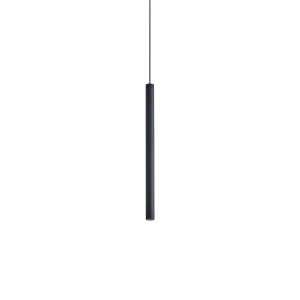 Pendul LED Look rotund D16 H250, 3.5W, 180lm, lumina calda (3000 K), IP20, negru, Ideal Lux [1]- savelectro.ro