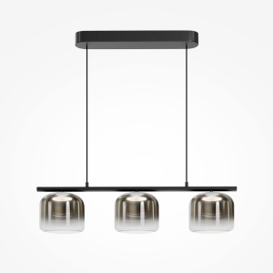 Pendule, Pendul LED Spirito 14W, lumina calda (3000 K), dimabil, negru, Maytoni - savelectro.ro