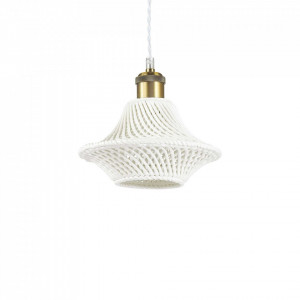 Pendul Lugano 206806, 1xE27, alb, IP20, Ideal Lux [1]- savelectro.ro