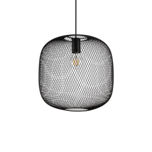 Pendule, Pendul Net D34, 1xE27, IP20, negru, Ideal Lux - savelectro.ro