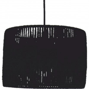 Pendule, Pendul Paper LY-3333, 1xE27, negru, IP20, Klausen - savelectro.ro