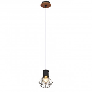 Pendule, Pendul Skull KL111119, 1xE27, negru+maro, IP20, Klausen - savelectro.ro