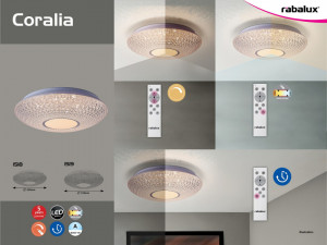 Plafoniera Aspen LED, metal, 5728 lm, temperatura de culoare variabila (3000-6500K), 1519, Rabalux [3]- savelectro.ro