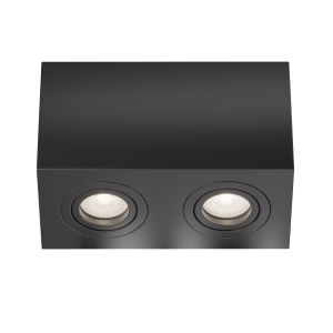 Plafoniera Atom C017CL-02B, 2xGU10, neagra, IP20, Maytoni [1]- savelectro.ro