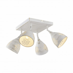 Corpuri de iluminat, Plafoniera Bell LY-1036, 4xE14, alba, IP20, Klausen - savelectro.ro