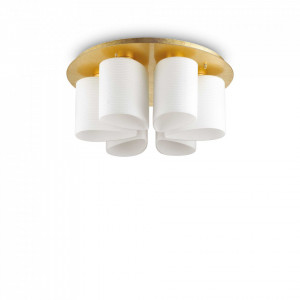 Plafoniera Daisy 247779, 6xE27, aurie+alba, IP20, Ideal Lux [1]- savelectro.ro