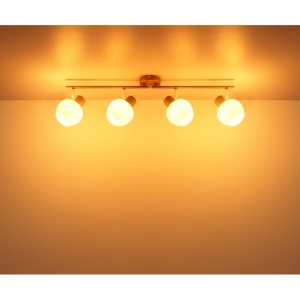 Plafoniera Eileen 4xE27, cafenie mat, IP20, Globo Lighting [2]- savelectro.ro