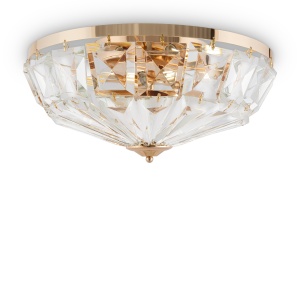Plafoniera Facet MOD094CL-06G, 6xE14, aurie+transparenta, IP20, Maytoni [2]- savelectro.ro