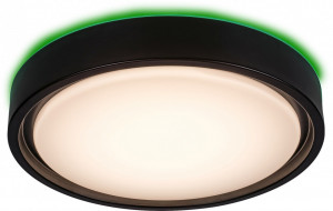 Plafoniera Foster LED, metal, negru, alb, cu telecomanda, senzor de miscare, 1300 lm, temperatura de culoare ajustabila (2700-5000K), 3283, Rabalux [4]- savelectro.ro