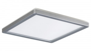 Plafoniera Lambert LED patrat, alb, argintiu, 1500 lm, lumina neutra (4000K), 3359, Rabalux [1]- savelectro.ro