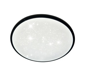 Plafoniere LED, Plafoniera LED 24W, 2880 lm, lumina calda/neutra/rece, IP20, telecomanda, dimabila, alba+neagra, Optonica - savelectro.ro