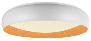 Plafoniere LED, Plafoniera LED 36W, 2700 lm, lumina calda/neutra/rece, IP20, alba+imitatie lemn, Optonica - savelectro.ro