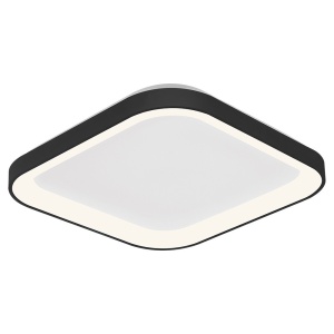 Corpuri de iluminat, Plafoniera LED Bella BR-BH17-00781, patrata, 36W, 2680lm, lumina calda, neutra, rece, IP20, alba+neagra, Braytron - savelectro.ro