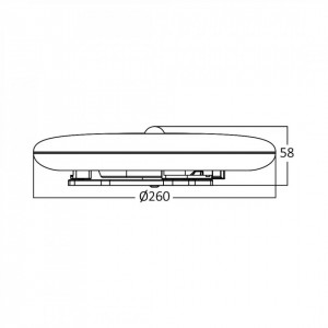 Plafoniera LED BH15-02130, 20W, 1440lm, lumina neutra, IP44, alba, Braytron [2]- savelectro.ro