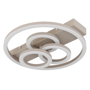 Plafoniere LED, Plafoniera LED Darryl I 40W, lumina calda/neutra/rece, 2095 lm, IP20, nisipie, Globo Lighting - savelectro.ro