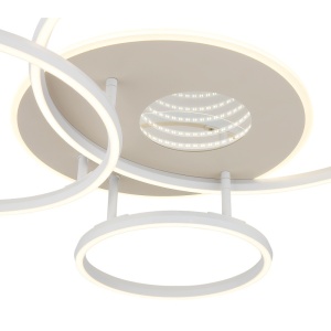 Plafoniera LED Invertina 40W, lumina calda/neutra/rece, 1800 lm, telecomanda, IP20, nisipie, Globo Lighting [8]- savelectro.ro
