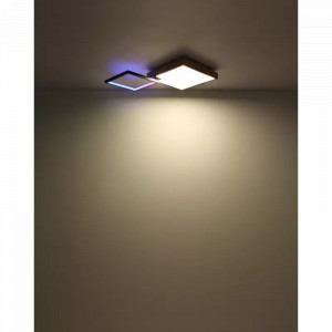 Plafoniera LED Jacky 41392-40, cu telecomanda, RGB, 40W, 2000lm, lumina calda+neutra+rece, IP20, neagra, Globo Lighting [17]- savelectro.ro