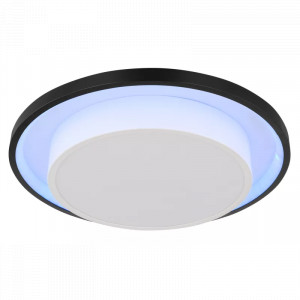 Plafoniera LED Morgan 41390-21, cu telecomanda, RGB, 21W, 900lm, lumina calda+neutra+rece, IP20, alba+neagra, Globo Lighting [7]- savelectro.ro