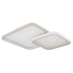Plafoniere LED, Plafoniera LED Mosaiko 48W, lumina calda/neutra/rece, 3100 lm, telecomanda, IP20, dimabila, alba mat, Globo Lighting - savelectro.ro