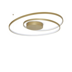 Plafoniere LED, Plafoniera LED Oz, 52W, 2560lm, lumina calda (3000 K), IP20, neagra, Ideal Lux - savelectro.ro