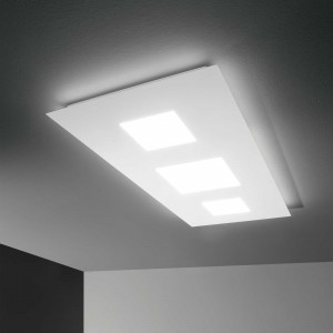 Plafoniera LED RELAX, metal, alb, 58W, 4600 lumeni, lumina calda (3000K), 255934, Ideal Lux [2]- savelectro.ro