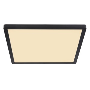 Plafoniere LED, Plafoniera LED Sapana 24W, lumina calda (3000 K), 2300 lm, IP44, neagra, Globo Lighting - savelectro.ro