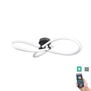 Plafoniere, Plafoniera LED Smart Fiora, 49W, lumina calda/neutra/rece, alba, Klausen - savelectro.ro