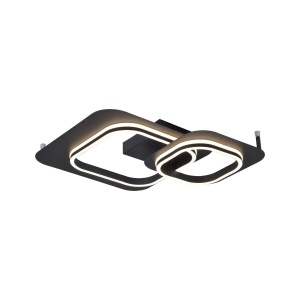 Plafoniera LED Swell PL2 32W, lumina neutra(4000 K), neagra, Klausen [2]- savelectro.ro