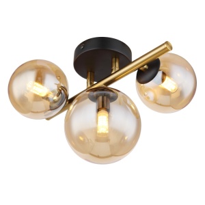 Plafoniera Riha 3xG9, neagra mat, IP20, Globo Lighting [7]- savelectro.ro