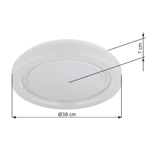 Plafoniera rotunda LED Marcia 24W, lumina neutra (4000 K), 1636 lm, IP20, alba, Globo Lighting [7]- savelectro.ro