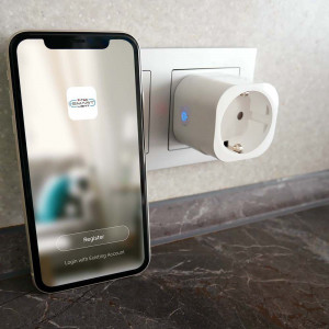 Priza Smart Wi-FI V-TAC, 12A, alba, compatibila Google Home Si Alexa [3]- savelectro.ro