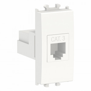 Prize si intrerupatoare, Priza telefon RJ11, cat 3, alba, Schneider Easy Styl - savelectro.ro